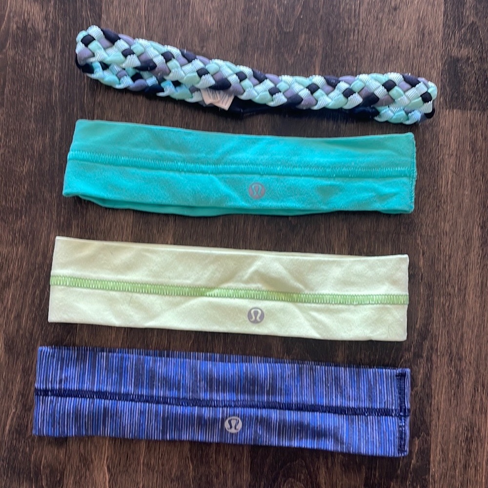 Lululemon headbands (4) one size fits all